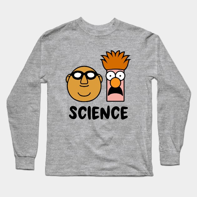 Science - Bunsen And Beaker Long Sleeve T-Shirt by thriftjd